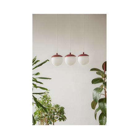 KUUL A burgundowa sufitowa lampa wisząca (KLA341P0) - Ummo
