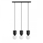 LUOTI 3L czarna potrójna lampa wisząca (LUL322P0) - Ummo