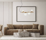 Lampa wisząca Reverso (PND-5622-4-BRO-W) - Italux