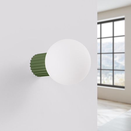 Kinkiet HALO zielony oliwkowy IP44 (SL.1722) - Sollux Lighting