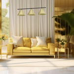 Lampa wisząca CAPITAL 3 czarna (MLP0937) - Milagro