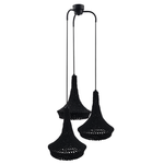 Lampa wisząca Mahaka 3 - Czarna (500 mm)   (5174) - Shilo