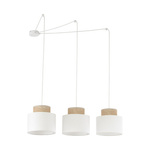 Kaskadowa lampa wisząca DUO WHITE JUTA 3 (2345) - TK Lighting