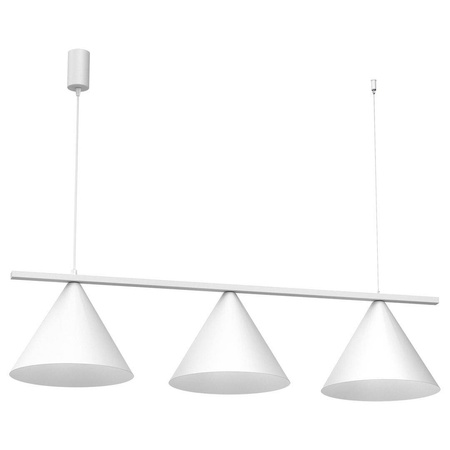 Lampa wisząca CAPITAL 3 biała (MLP0939) - Milagro
