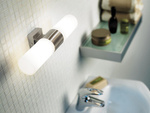 Lampa łazienkowa TANG Nordlux E14 2X25W Szkło Stal szczotkowana