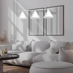 Lampa wisząca CAPITAL 3 biała (MLP0939) - Milagro