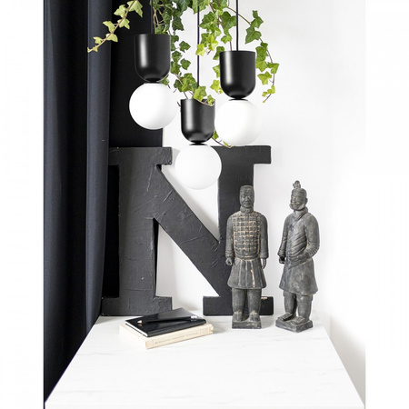 LUOTI 3P czarna lampa wisząca / plafon (LUP322P3) - Ummo