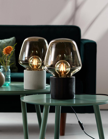 Lampa stołowa do żarówki dekoracyjnej CHRISTINA Nordlux E27 25W Beton Szary