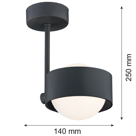 Lampa sufitowa 1 pł. MASSIMO PLUS (8060) - Argon