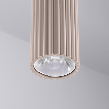 Nowoczesna lampa na sufit IVAR taupe LED 4000K (TH.643) - Thoro Lighting