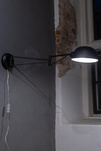 PORTLAND Wall 1L Black (108587) Markslojd