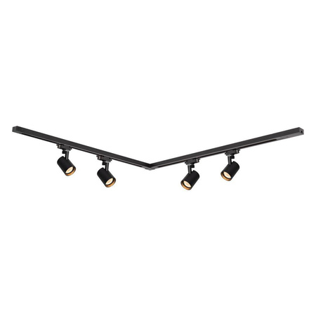 Zestaw Volf Track Czarny 4xGU10 1,5m (ML0684) - Milagro
