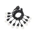 Lampa wisząca girlanda FIESTA Czarny (FIESTA_SP10_NERO) - Ideal Lux