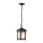 Lampa wisząca zewnętrzna Cedar Point (QZ-CEDAR-POINT8-M-BK) - Elstead Lighting