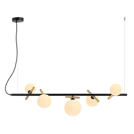 Lampa wisząca Reverso (PND-5622-5-BK-W) - Italux