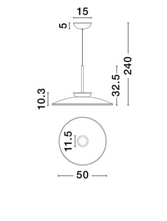 Lampa wisząca wewnętrzna HUANUCO (LE44839) - Luces Exclusivas