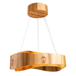 Średnia lampa wisząca LED Horizon (QN-HORIZON-RING-LED-60-TEAK) - Quintiesse