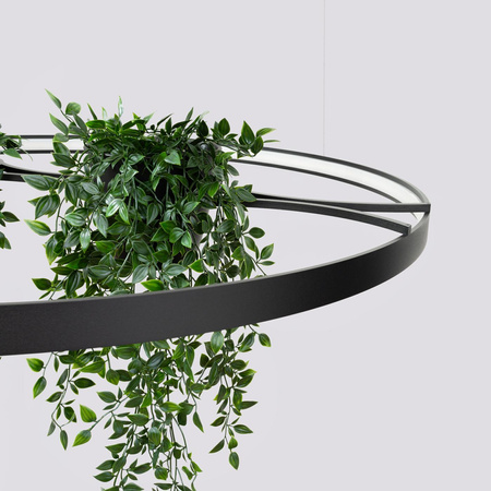 Żyrandol RIO BIO 110 czarny LED 4000K (TH.556) - Thoro Lighting
