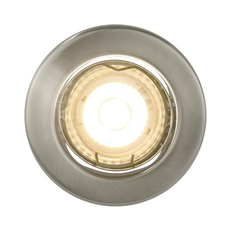 Oprawy podtynkowe CANIS Nordlux GU10 35W Metal Szczotkowany nikiel