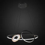 Ledowa lampa wisząca Seppia No.2 Altavola Design (LA115/P_62_1+2_3k_black_gold) - ALTAVOLA DESIGN