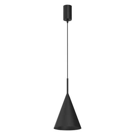 Lampa wisząca CAPITAL czarna Ø17cm (MLP0964) - Milagro