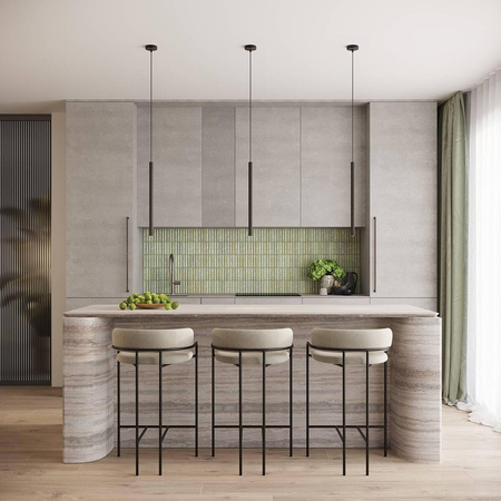 Lampa wisząca ARCHE 1 czarna (SL.1338) - Sollux Lighting