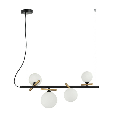 Lampa wisząca Reverso (PND-5622-4-BK-W) - Italux