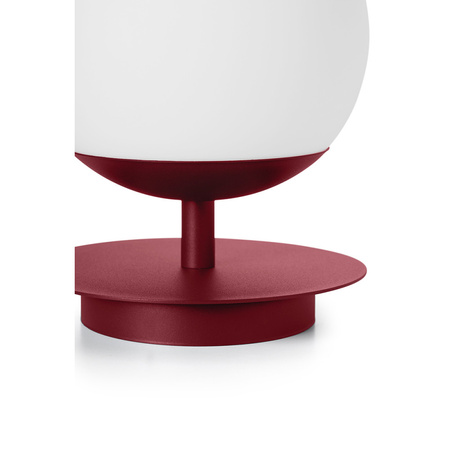 PLAAT ST burgundowa lampa stołowa (PLS154P1) - Ummo
