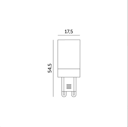 Żarówka G9 230V 4W LED 3000K 380lm - KOBI