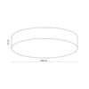 Plafon RONDO grafitowy (2725) - TK Lighting