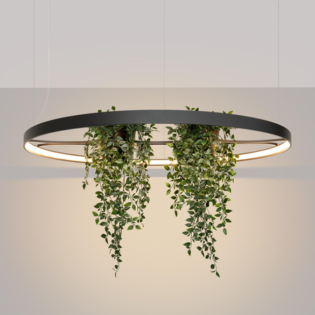 Żyrandol RIO BIO 110 czarny LED 3000K (TH.555) - Thoro Lighting