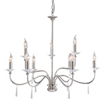 Żyrandol Finsbury Park (FP9-POL-NICKEL) - Elstead Lighting