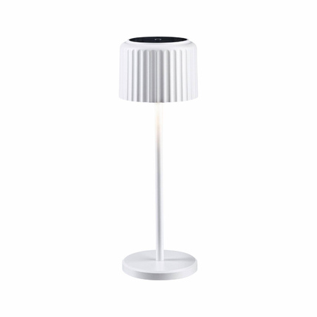 Lampka stołowa solarna ELSE LED DIM USB-C 3,7W 250lm 2700K IP44 biały / aluminium (PL94879) - PAULMANN