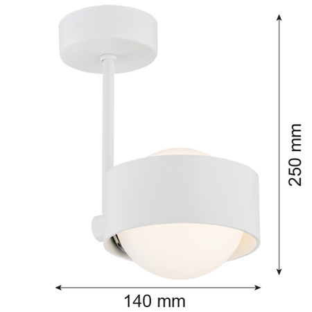 Lampa sufitowa 1 pł. MASSIMO PLUS (8058) - Argon