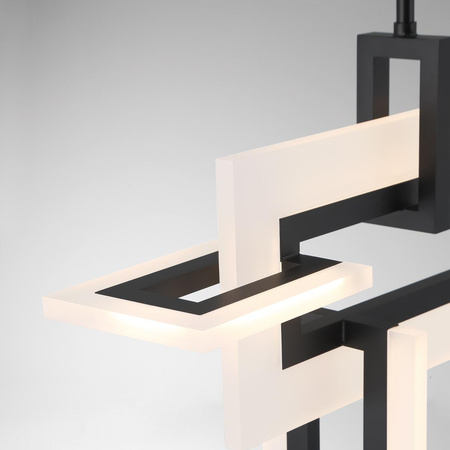 Mała lampa wyspowa Inizio - Matowa czerń (QN-INIZIO-LP-S-BK) - Quintiesse