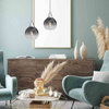 Lampa wisząca MONTE SILVER fi 150 1xE27 (MLP8321) - Milagro