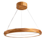 Lampa wisząca LED Angular (QN-ANGULAR-RING-LED-80-TEAK) - Quintiesse