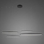 Lampa wisząca Ledowe Okręgi No.4 CO4 Φ100 cm in 4k czarna Altavola Design (LA084/CO4_100_in_4k_black) - ALTAVOLA DESIGN
