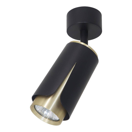 FLOWER BLACK GOLD SPOT 1xGU10 (ML0264) - Milagro