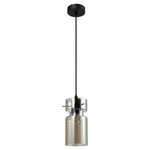 Pojedyncza lampa wisząca Nivio dymna 1xE27 (LP-2811/1P AM) - Light Prestige