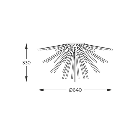 PLAFON URCHIN (C0491-06B-F7DY) Zuma Line
