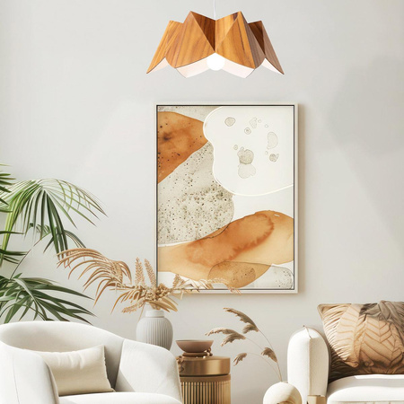 Lampa wisząca Physalis (QN-PHYSALIS-P-M-TEAK) - Quintiesse