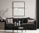 Lampa wisząca Reverso (PND-5622-5-BK-W) - Italux