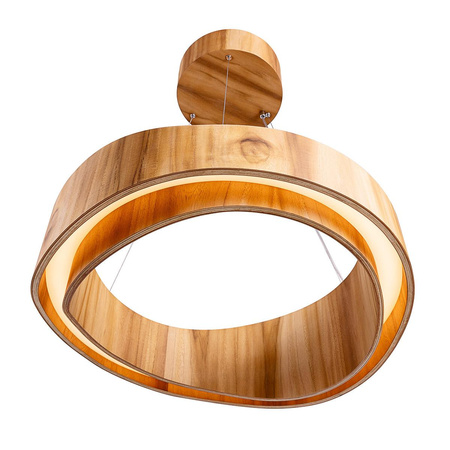 Średnia lampa wisząca LED Horizon (QN-HORIZON-RING-LED-60-TEAK) - Quintiesse