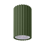 Nowoczesna lampa na sufit IVAR zielony oliwkowy LED 4000K Push dimm/DALI2(TH.627) - Thoro Lighting