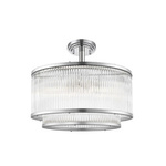 Lampa Sufitowa SERGIO Kol. Srebrny (C0528-05H-F4AC) - Zuma Line