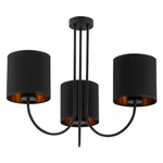 Lampa sufitowa TORENS BLACK 3 PŁ (4594) - TK Lighting