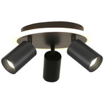 Lampa sufitowa Parma koło (LP-0612/3C Round BK) - Light Prestige