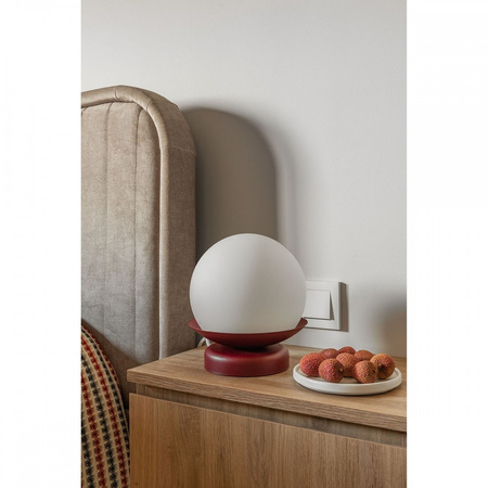 KUUL ST burgundowa lampa stołowa (KLS141P1) - Ummo