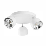 Lampa sufitowa ALTEA biała 3 PŁ KOŁO + ŻARÓWKI (6514) - TK Lighting